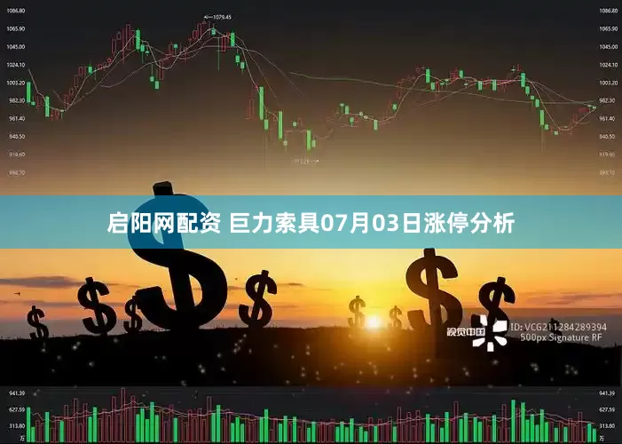 启阳网配资 巨力索具07月03日涨停分析